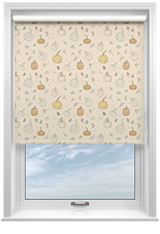 Pumpkin Patch, Sketch - Roller Blind